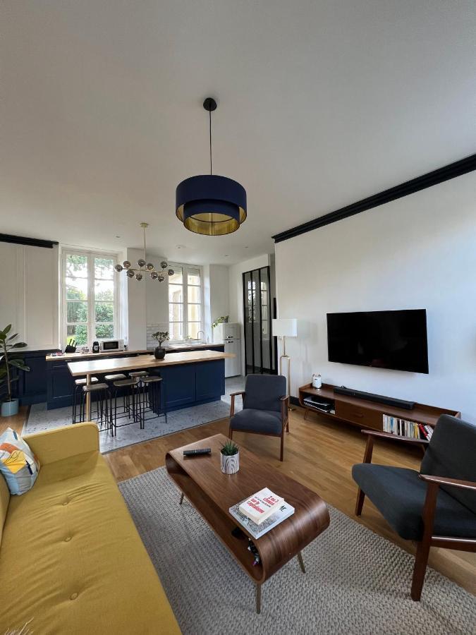 Bright Apt 70M2 In Bayeux Historic Center W Pkg Luaran gambar