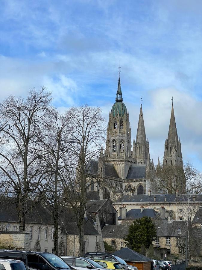 Bright Apt 70M2 In Bayeux Historic Center W Pkg Luaran gambar